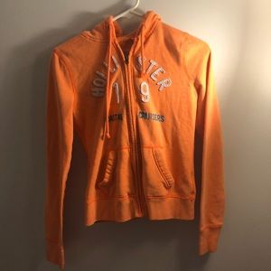 Neon Orange Hollister Hoodie 🌞